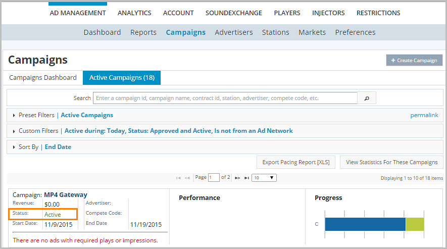 campaign status &nbsp;w rectagle 11 18 15