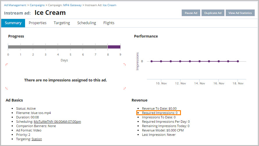 FAQ required impressions 11 18 15
