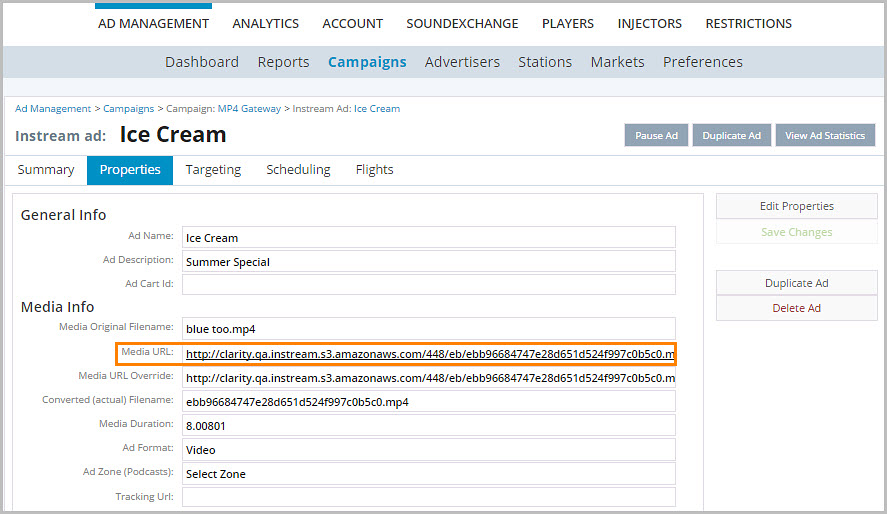 FAQ duplicate media url